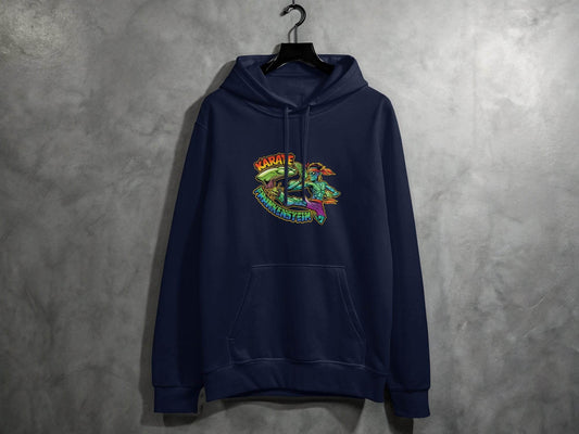 Karate Frankenstein Zombie Monster Funny Halloween Hoodie - Design & Vybe