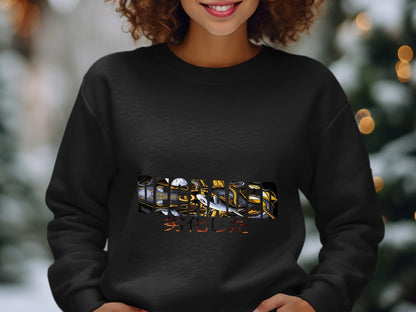 Bold Unique Graphic Black Sweatshirt product