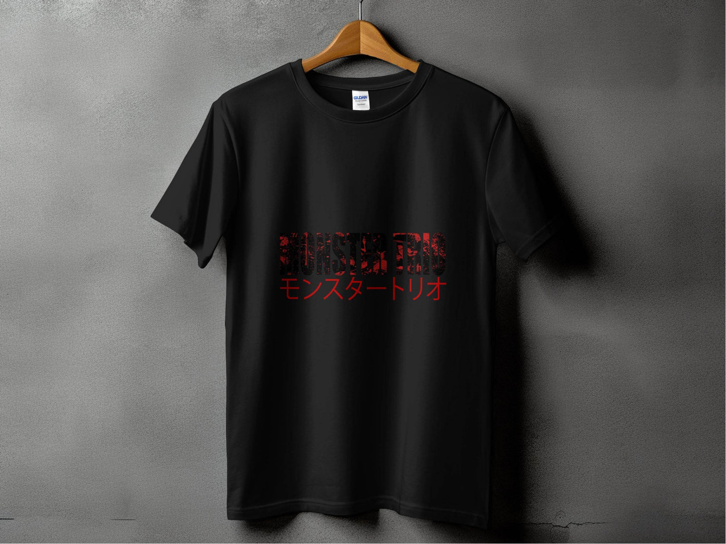 Monster Trio Japanese Text Design Fan Apparel T-Shirt - Design & Vybe