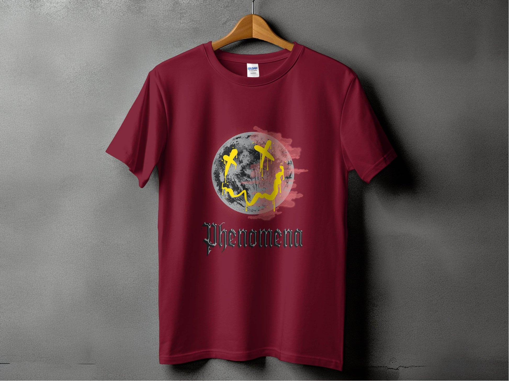 Phenomena Gothic Grunge Smile Face Design Style T-Shirt - Design & Vybe