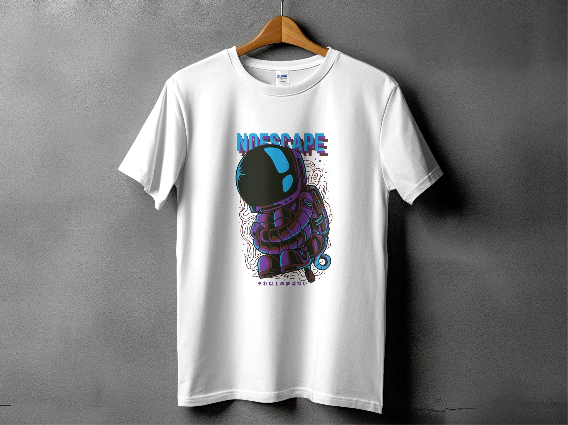 No Escape Spaceman Illustration Graphic T-Shirt - Design & Vybe