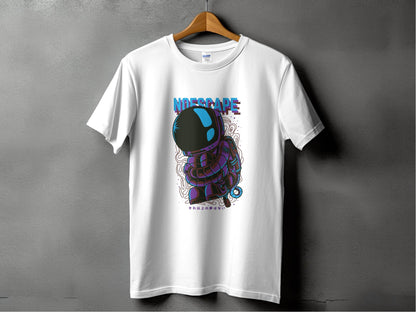 No Escape Spaceman Illustration Graphic T-Shirt - Design & Vybe