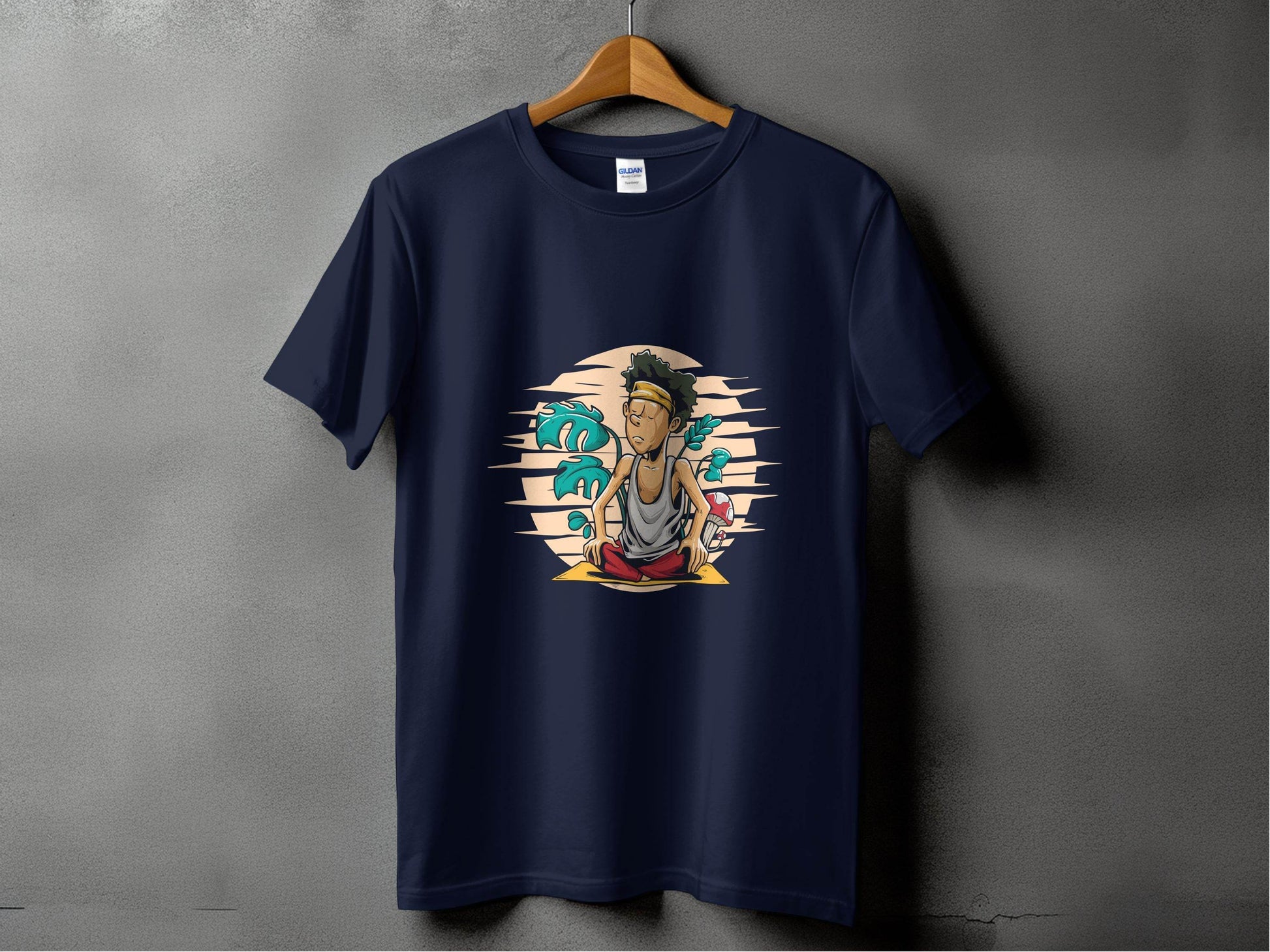 Yoga Enthusiast Graphic Printed Casual T-Shirt - Design & Vybe