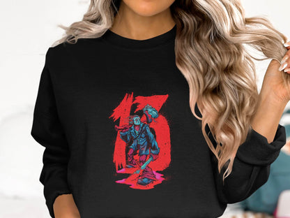 Friday the 13th Jason Voorhees Horror Art Sweater - Design & Vybe
