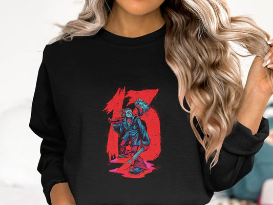 Friday the 13th Jason Voorhees Horror Art Sweater - Design & Vybe