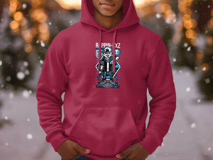 Street Art Urban Panther DJ Design Illustration Hoodie - Design & Vybe