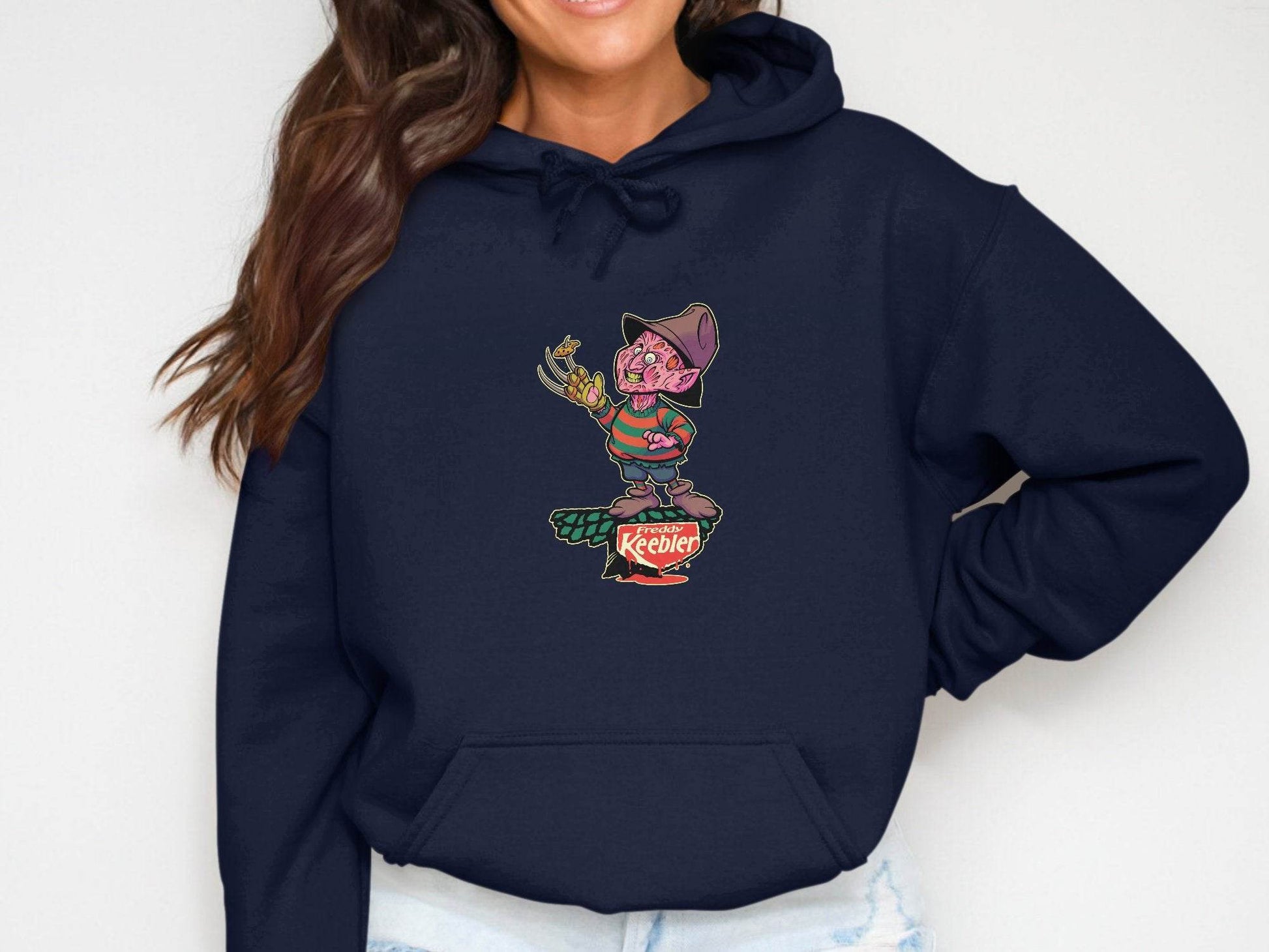 Freddy Keebler Halloween Horror Funny Parody Style Hoodie - Design & Vybe