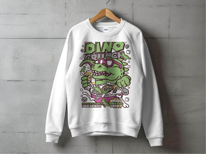 Dinosaur Cereal Crunch Tee for Fun Sweater - Design & Vybe