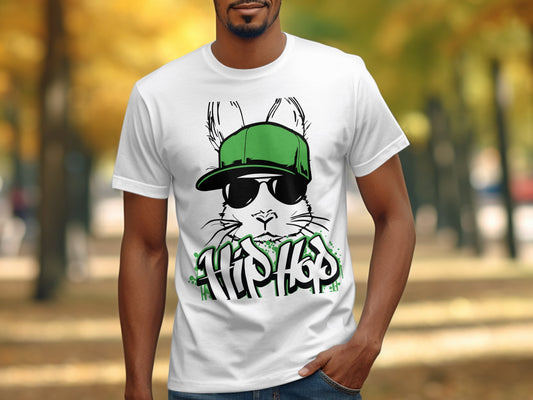 Cool Hip Hop Bunny Graffiti T-Shirt product type