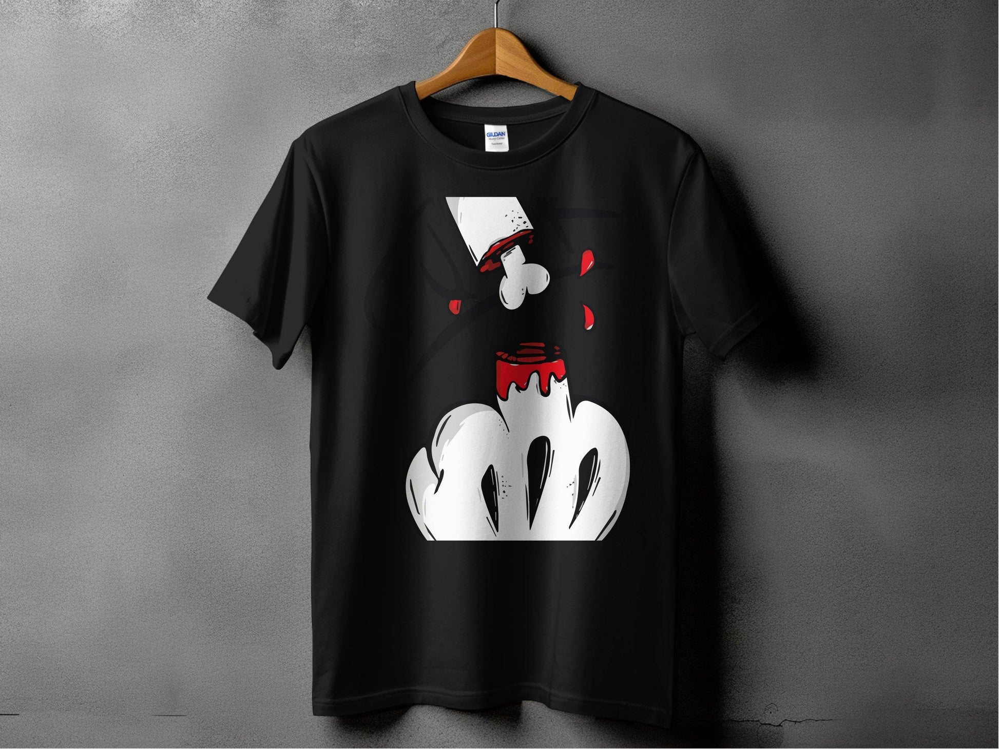 Stylish Graphic Tee with Creative Artwork design product type