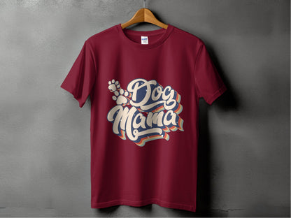 Retro Style Dog Mama Vintage Design Graphic T-Shirt - Design & Vybe
