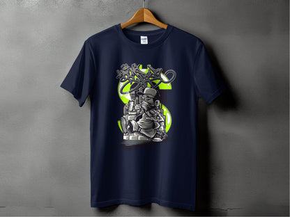Urban Street Art Graffiti Character Design Printed T-Shirt - Design & Vybe