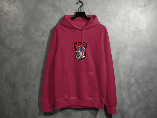 Red Hoodie With Front Pocket Design product type