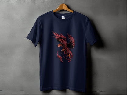 Fierce Mythical Creature Art Design Printed T-Shirt - Design & Vybe