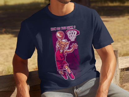 How Do You Dunk Basketball Graphic T-Shirt - Design & Vybe