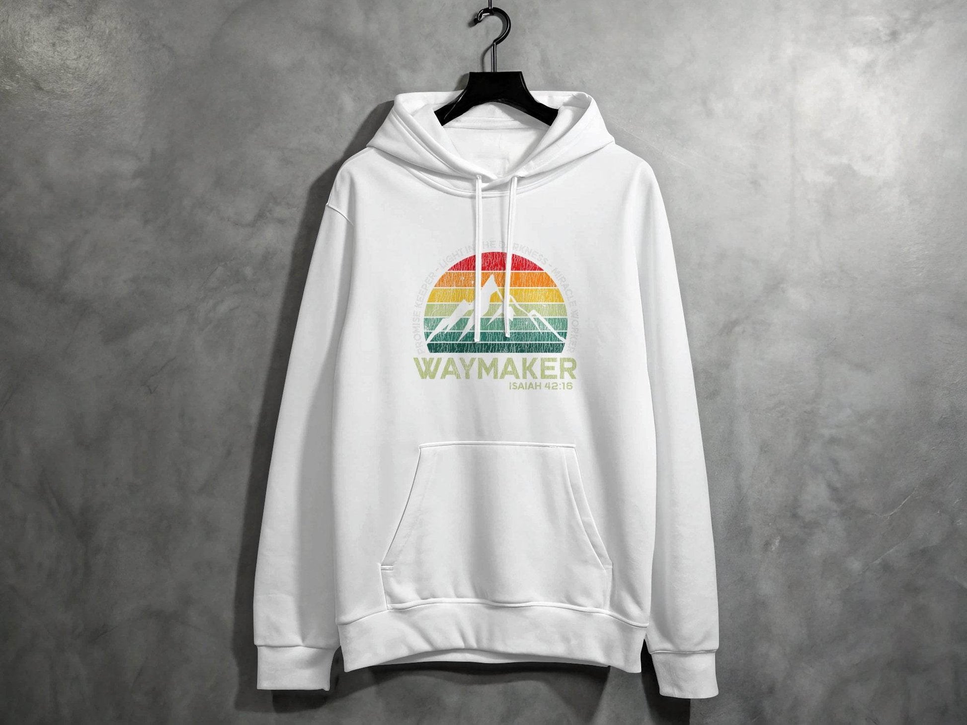 Waymaker Isaiah 42:16 Light In The Darkness Hoodie - Design & Vybe