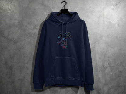 Fierce Dragon Graphic Print Design on Trendy Hoodie - Design & Vybe