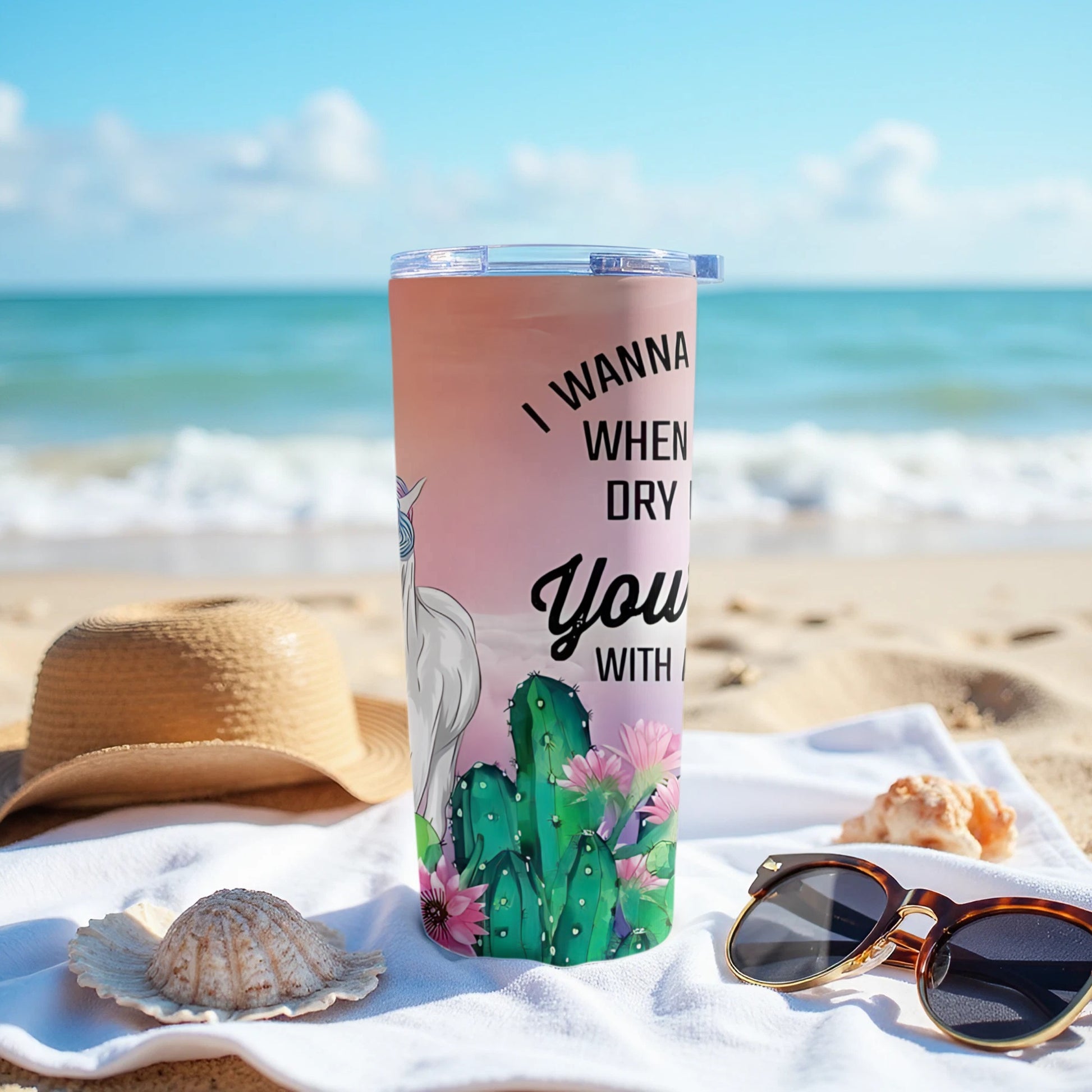 I Wanna Be When Dry You With Cactus Tumbler product type
