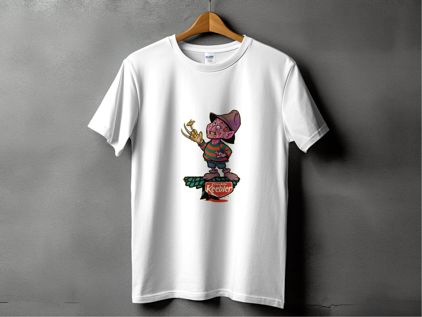 Freddy Keebler Halloween Horror Funny Parody Style T-Shirt - Design & Vybe