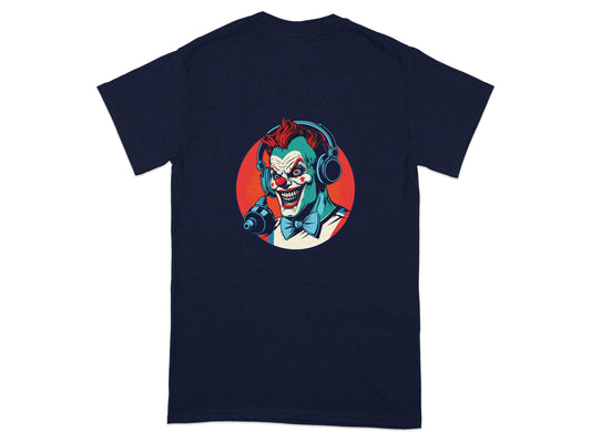 Killer Clown DJ Design Graphic Printed T-shirt product type