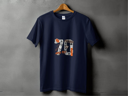 Retro Newspaper Famous 70 World Style Number 27 T-Shirt - Design & Vybe