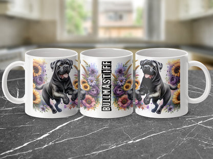 Beautiful Bullmastiff Illustrated Coffee Mug product type