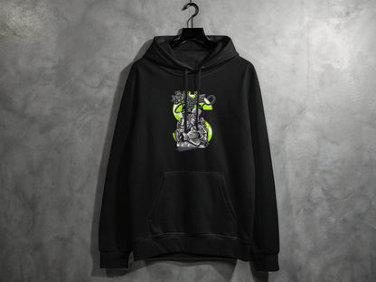 Urban Street Art Graffiti Character Design Printed Hoodie - Design & Vybe