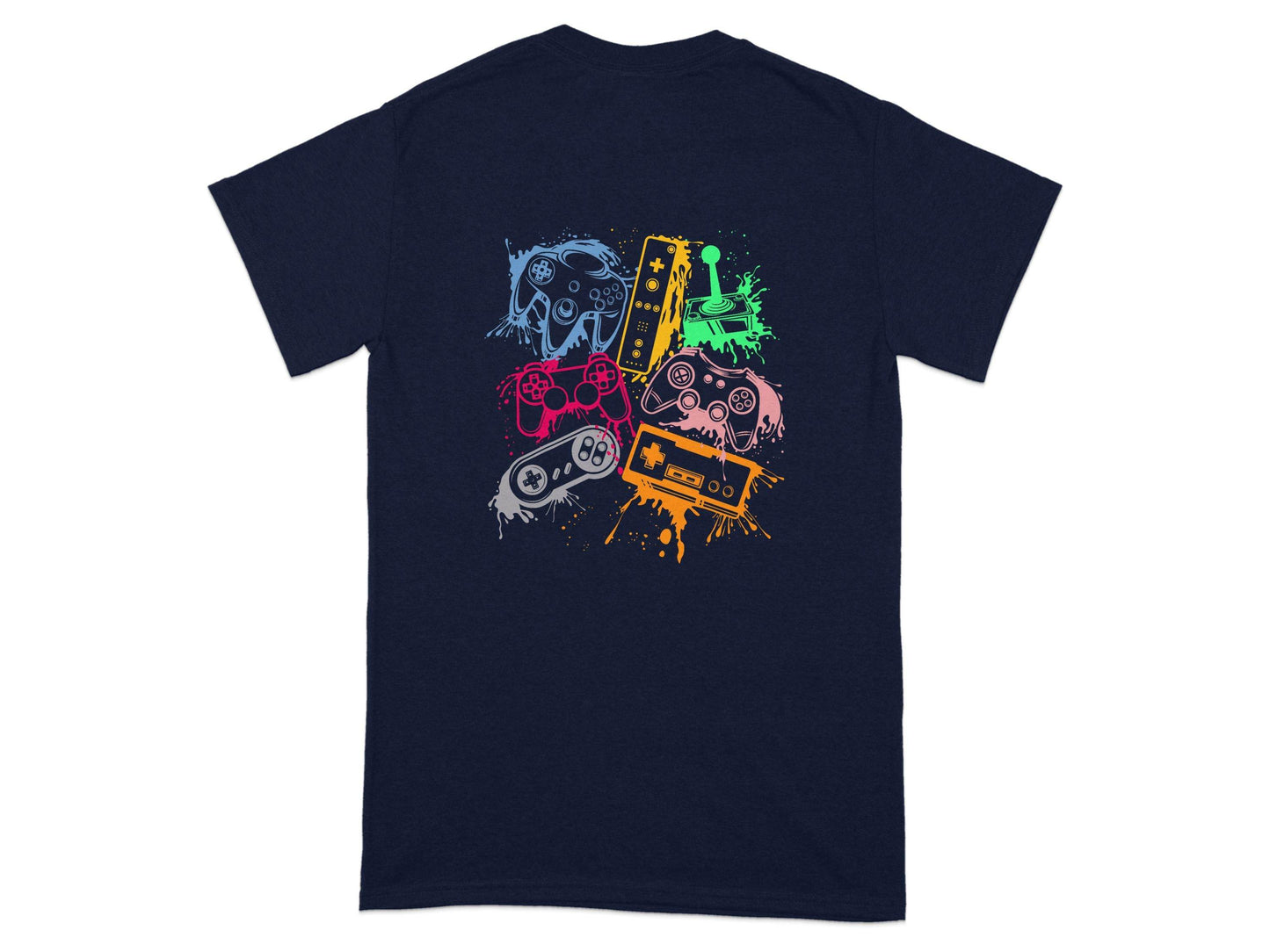 Gaming Console Joypad Colorful Style Design Artwork T-Shirt - Design & Vybe