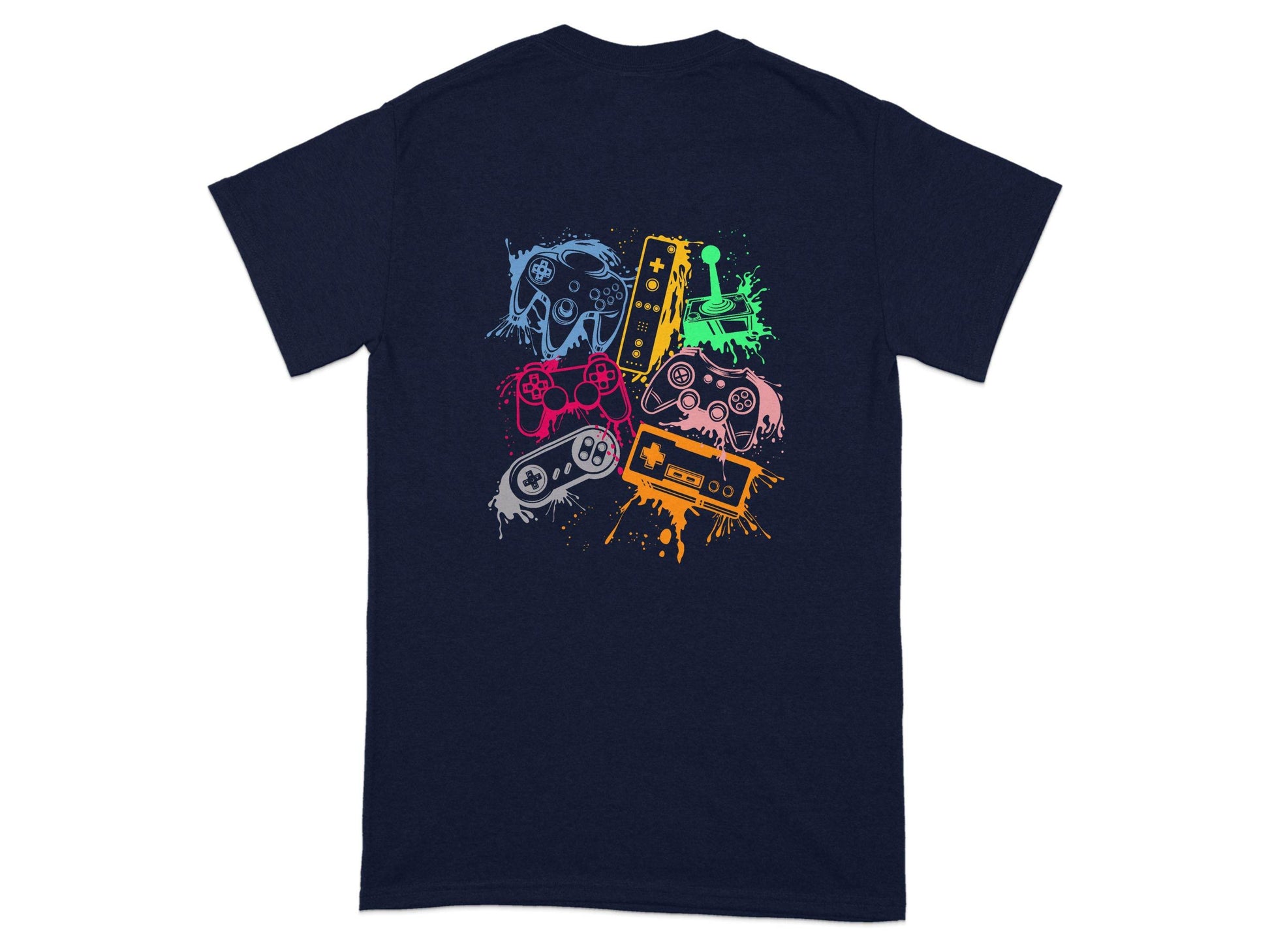 Gaming Console Joypad Colorful Style Design Artwork T-Shirt - Design & Vybe