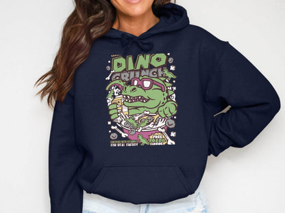 Dinosaur Cereal Crunch Tee for Fun Hoodie - Design & Vybe