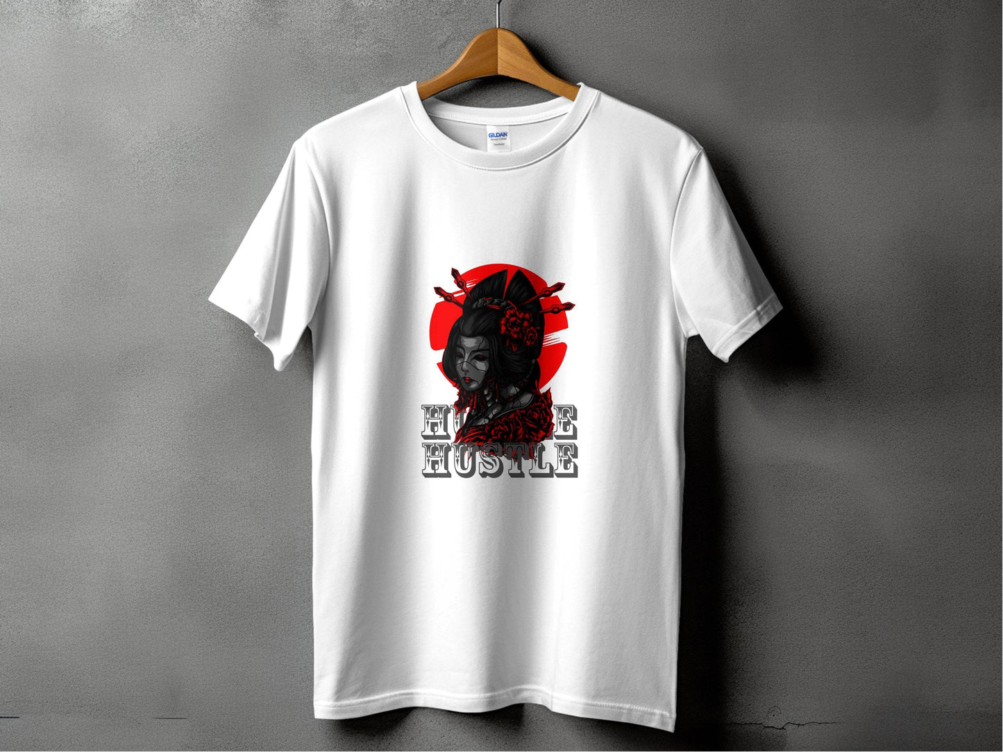 Cyberpunk Geisha Hustle Graphic Image T-Shirt - Design & Vybe