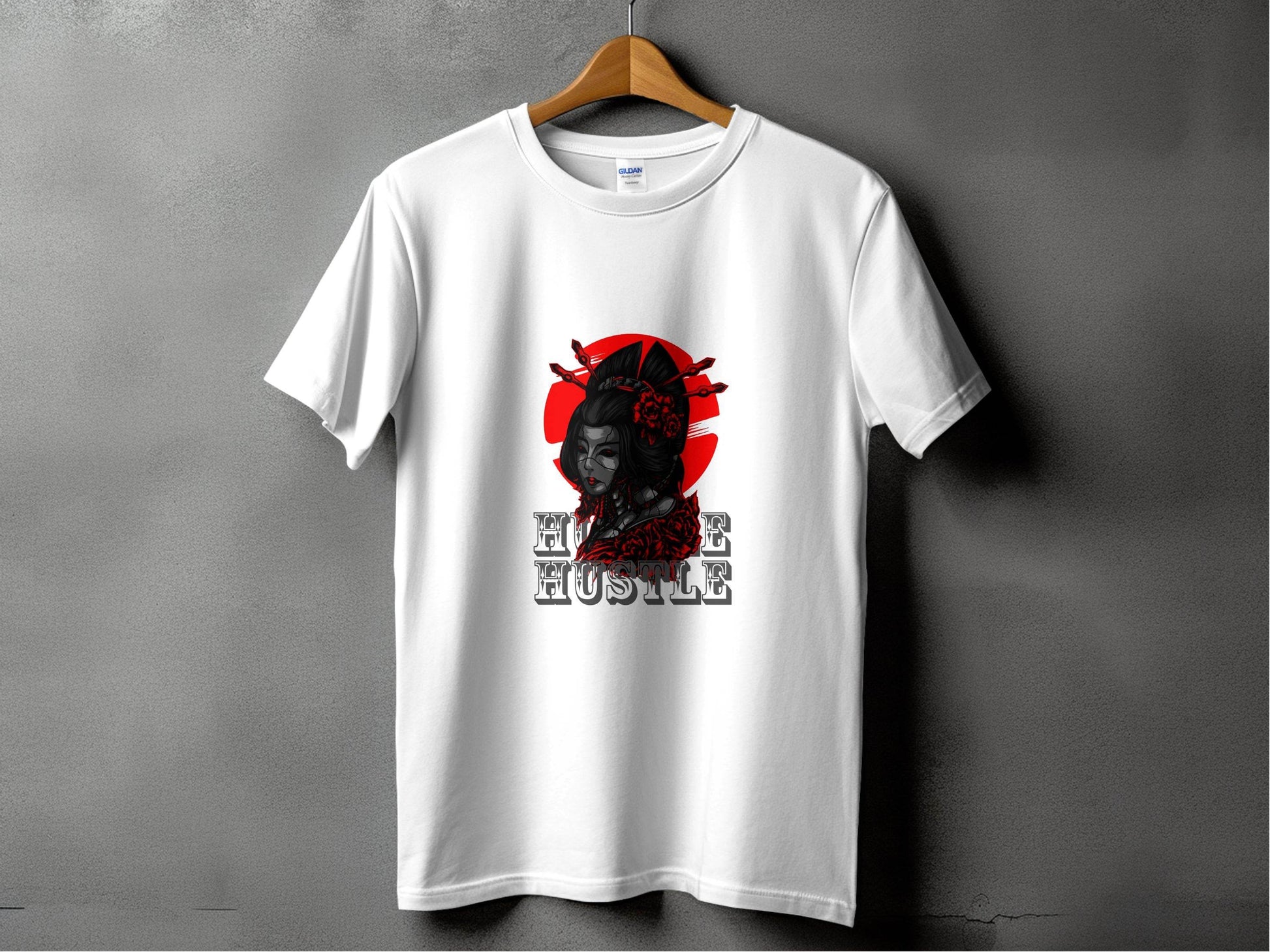 Cyberpunk Geisha Hustle Graphic Image T-Shirt - Design & Vybe