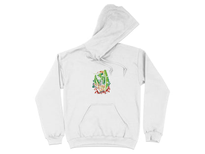 Praying Mantis Enjoying Pizza With Some Drinks Hoodie - Design & Vybe