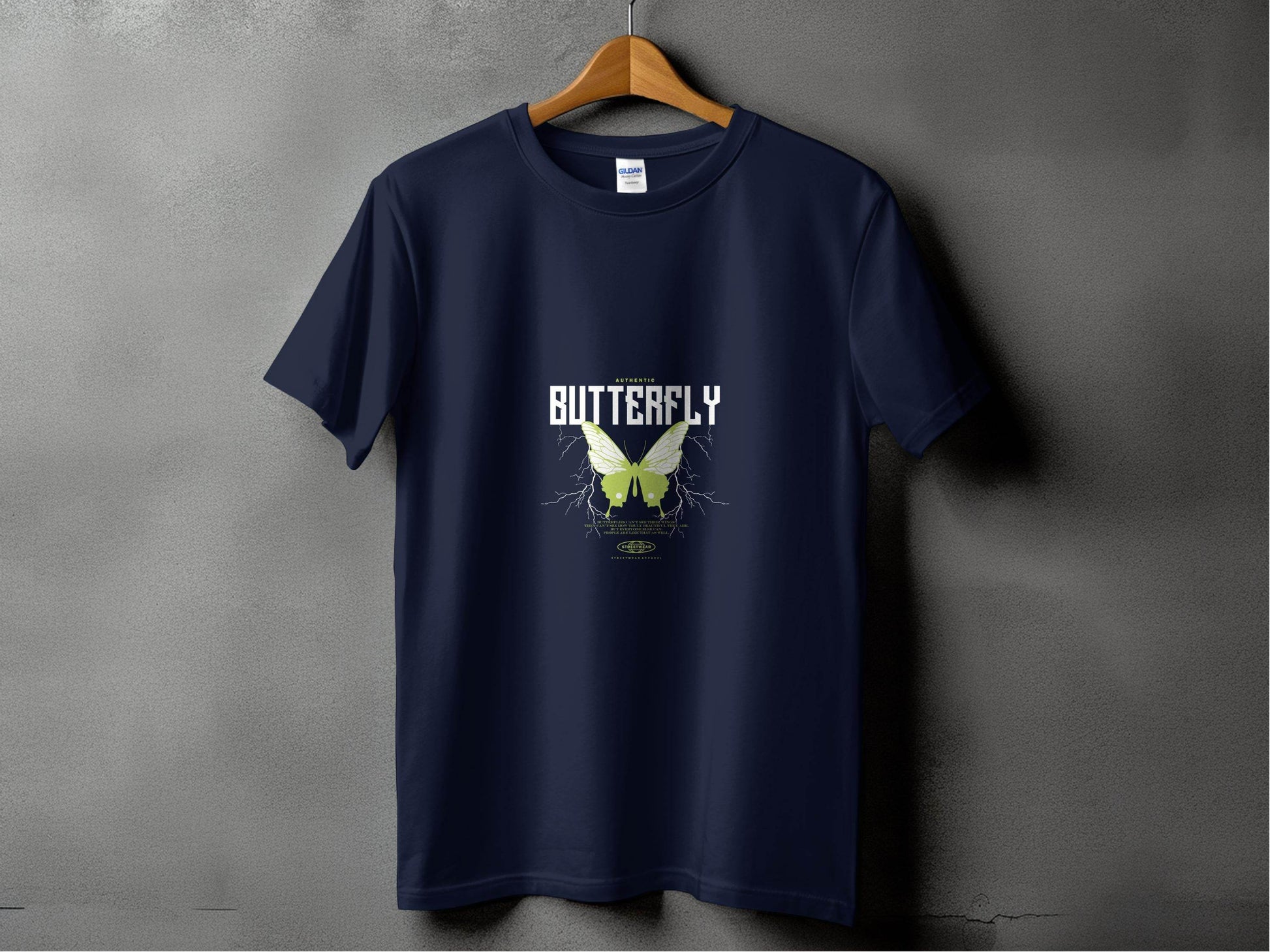 Authentic Butterfly Streetwear Graphic T-Shirt - Design & Vybe