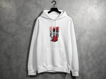 Little Demon Graphic Japanese Art Style Hoodie - Design & Vybe