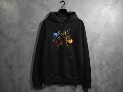 Elemental Zombie Mummy Character Design Graphic Hoodie - Design & Vybe