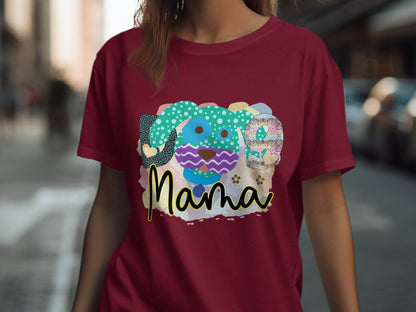 Dog Mama Colorful Graphic Design Great Gift Idea T-Shirt - Design & Vybe
