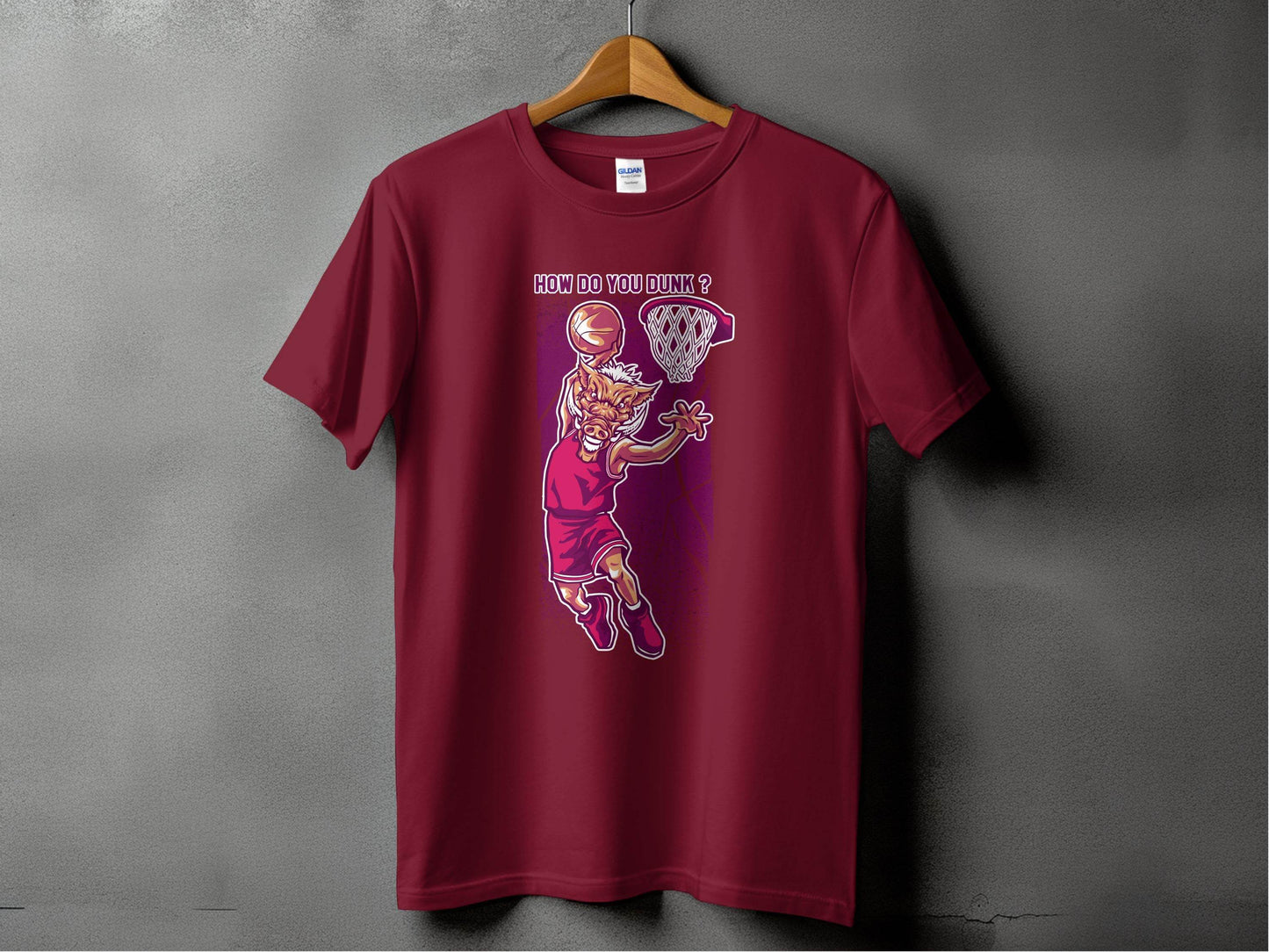 How Do You Dunk Basketball Graphic T-Shirt - Design & Vybe