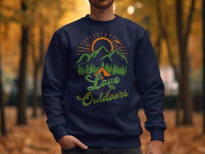 Love The Outdoors Graphic Adventure Sweater - Design & Vybe