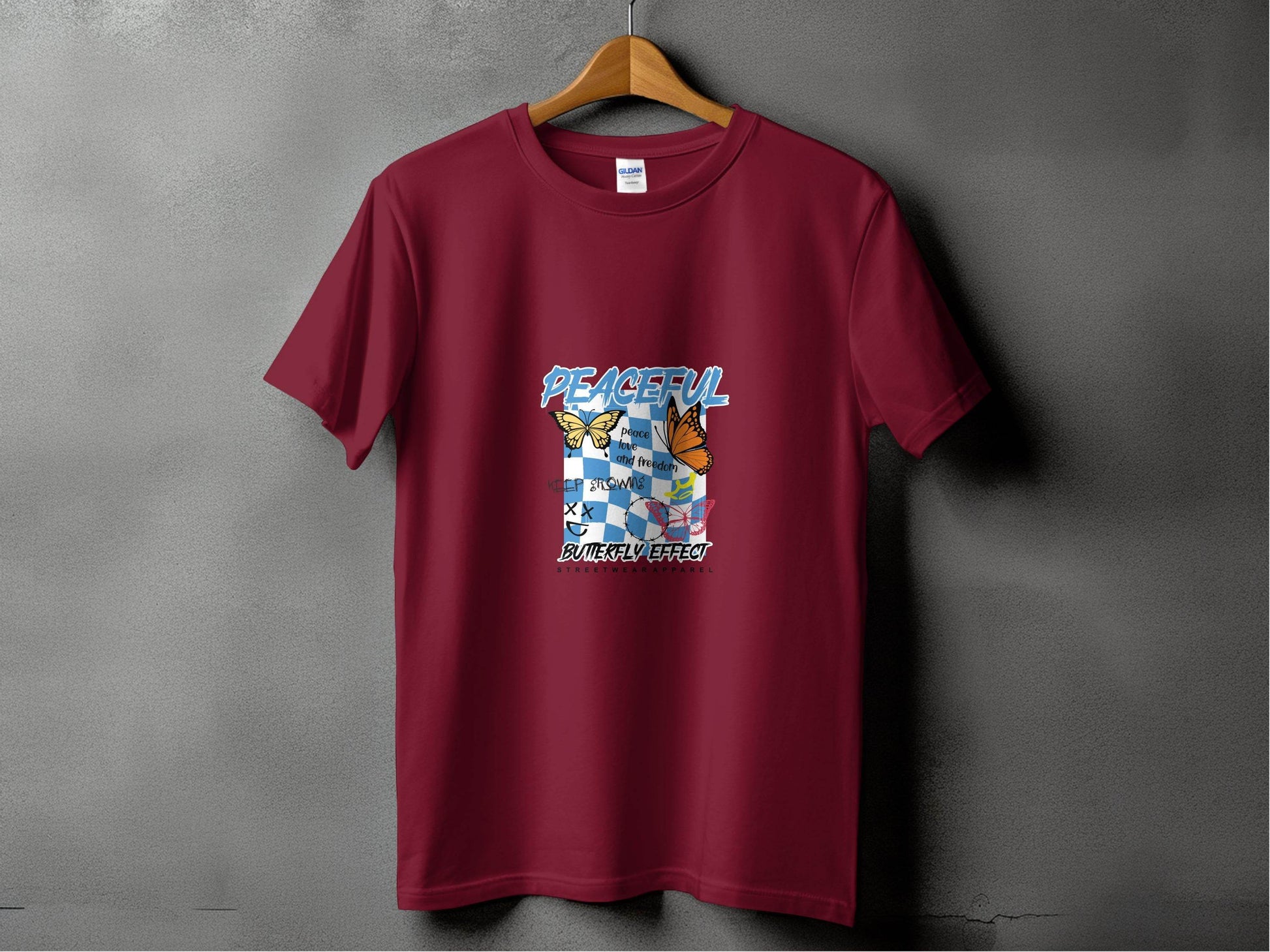 Peaceful Butterfly Effect Design T-Shirt - Design & Vybe