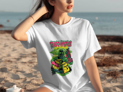 Toxic Hustle Graphic Print Design T-Shirt - Design & Vybe