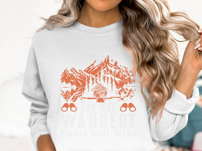 Outdoor Adventure Wanderlust Graphic Sweater - Design & Vybe
