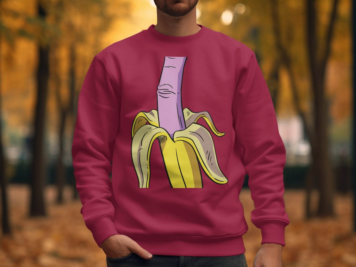Fun Banana Cartoon and Vibrant Art Design Sweater - Design & Vybe
