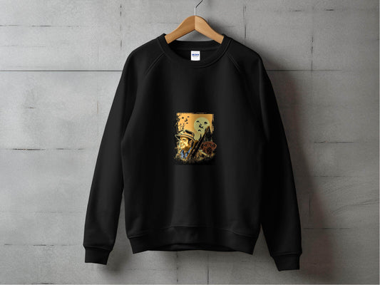 Hunter in the Wild with Loyal Dog Graphic Sweater - Design & Vybe