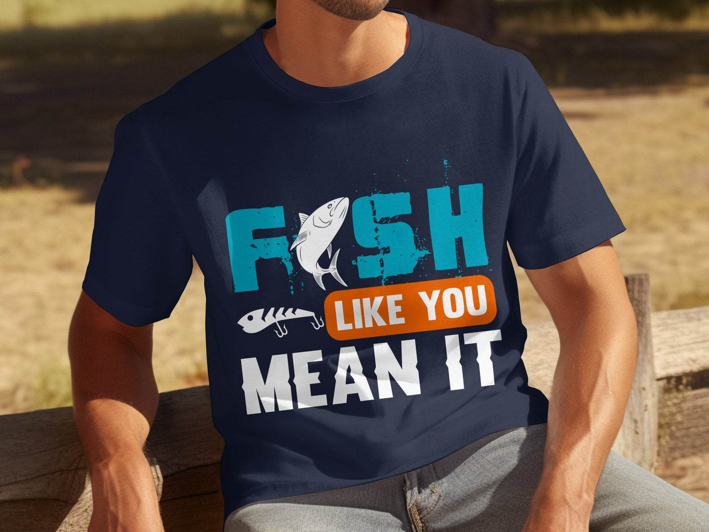 Funky Fish Like You Meant It Graphic T-Shirt - Design & Vybe