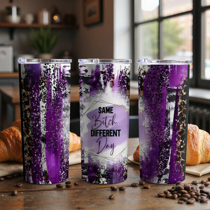 Same Bitch Different Day Colorful Tumbler product