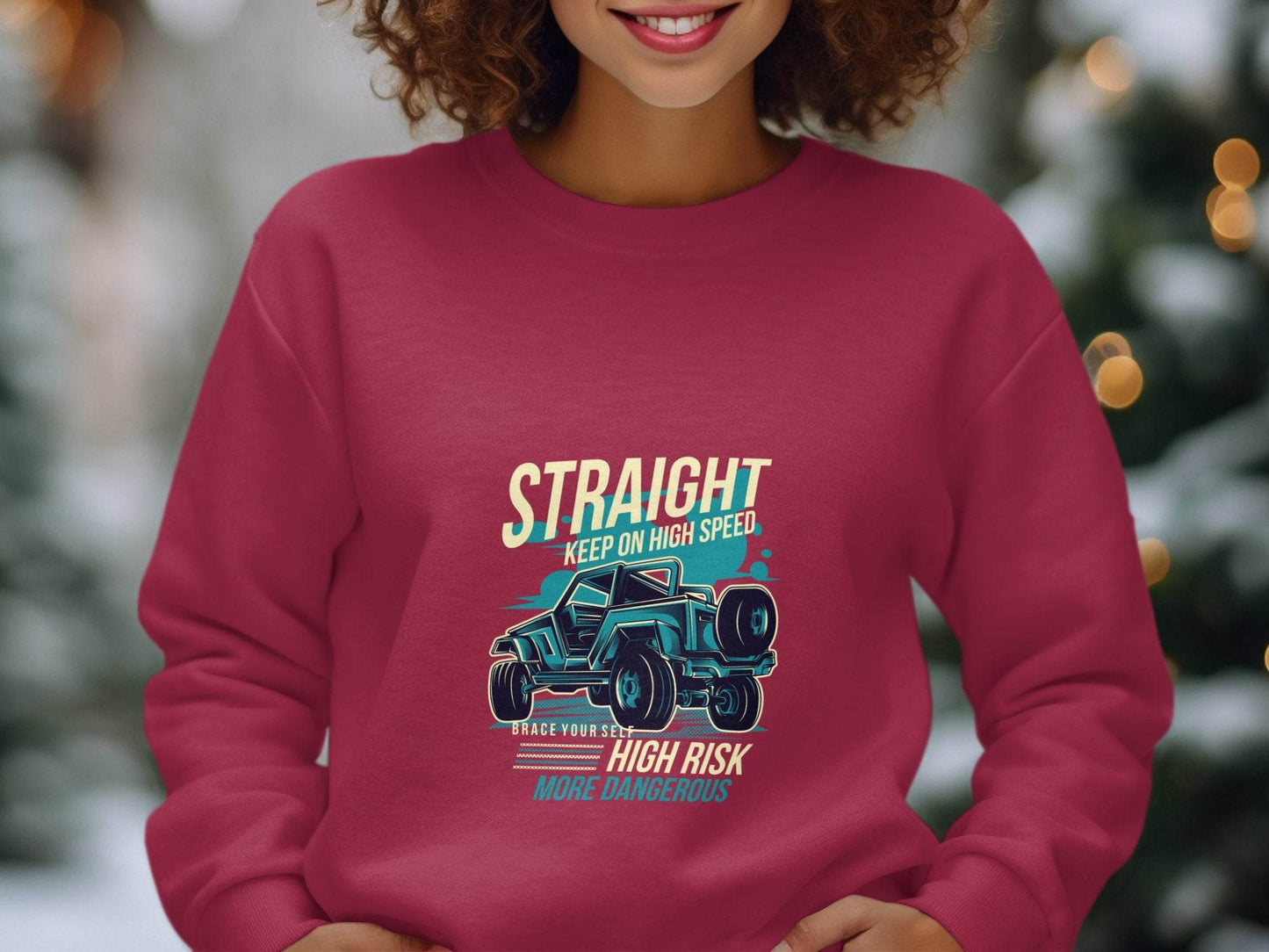 Straight Keep on High Speed More Dangerous Hoodie - Design & Vybe