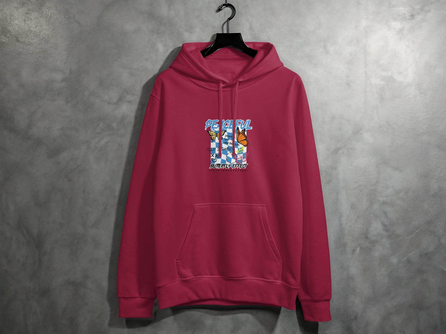 Peaceful Butterfly Effect Design Hoodie - Design & Vybe