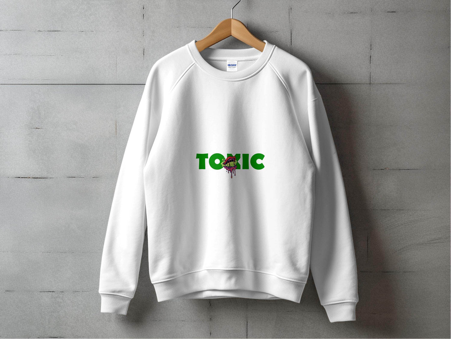 Toxic Lips Drips Creative Design Sweater - Design & Vybe