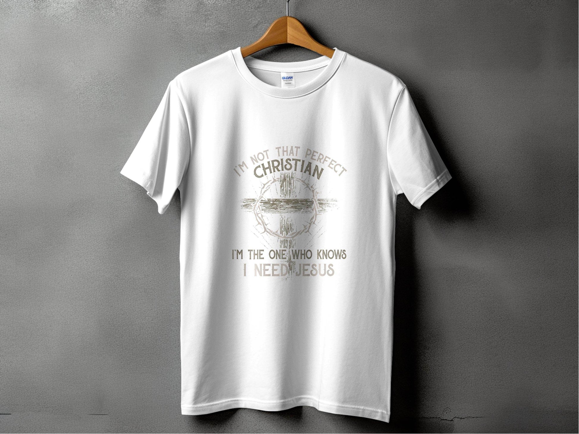 I am Not That Perfect Christian Need Jesus Graphic T-Shirt - Design & Vybe